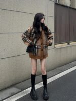 스웨터 재킷 여성 2025 가을 겨울 신상품 루즈한 레이지 스타일 두꺼운 카디건 니트 고급 아우터 탑 트렌디 - 이미지 4