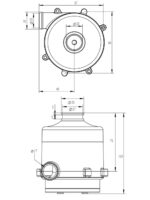 마이크로 DC 무브러시 블로워 터빈 정전압 및 부전압 무단 속도 조절 원심 모터 가변 주파수 디지털 디스플레이 - 이미지 4