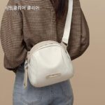 크로스바디 백 여성 2025년 신상품 여름 가방 여성 캔버스 쉘 백 여성 다용도 크로스바디 숄더 백팩 - 이미지 2