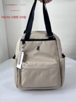 제가 제일 좋아하는! 뛰어난 제작 기술로 탄생한 일본 트렌디 브랜드 나일론 캔버스 백팩 숄더백 (여성용) - 이미지 4