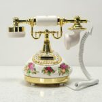 유선전화 소품 장식품 모델룸 거실 유럽 레트로 고풍스러운 앤틱 앤틱 고정전화 장식품