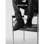 【무지】가을겨울 신상 방수 다운 스노우 부츠, 추위 방지 스트랩, 미끄럼 방지, 보온 원스텝 여성용 부츠 - 이미지 2