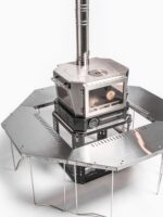 블랙스타피스트 야외 캠핑 다기능 난방 스토브 오븐 초고열량 장작 펠릿 스토브 극한의 추위 난방 - 이미지 3