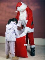 벨벳 산타클로스 의상 성인 남녀 크리스마스 노인 할아버지 의상 세트 코스 의류 - 이미지 3