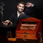 Marvero Humidor 시가 휴미더 시더 박스 대용량 휴미더 시가 세트 - 이미지 2