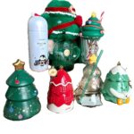 스타벅스 컵 크리스마스 선물 한정판 그린 크리스마스 트리 축제 분위기 세라믹 컵 머그잔 - 이미지 5