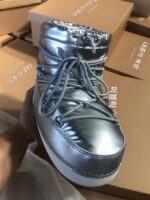 해외 무역 수출 눈 마을 관광 짧은 튜브 눈 부츠 우주 부츠 따뜻한 방수 미끄럼 방지 초경량 핫걸 스키 부츠 - 이미지 3