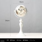 가볍고 고급스러운 철제 무소음 시계 장식품 거실 현관 장식 시계 탁상 시계 무소음 시계 탁상 시계 바 테이블 시계 - 이미지 4