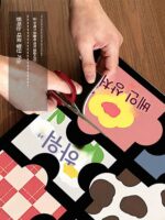 아치형 현관 매트는 현관문 카펫 도어 매트 심플 현관 미끄럼 방지 매트로 잘라서 사용할 수 있습니다. - 이미지 3