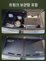 이상적인 전용 L7L8L9 트렁크 숨겨진 캠핑 테이블 전술 테이블 알루미늄 합금 접이식 캠핑 장비 - 이미지 2