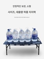 이상적인 전용 L7L8L9 트렁크 숨겨진 캠핑 테이블 전술 테이블 알루미늄 합금 접이식 캠핑 장비 - 이미지 4