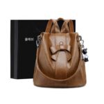 Clever&Ketch 패션 도난 방지 백팩 여성 2025년 신제품 대용량 여성 백팩 통근 여행 가방 - 이미지 2