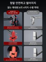 철봉 실내 홈 피트니스 장비 가족 어린이 스포츠 링 도어 펀치 프리 싱글 바 풀업 장치 - 이미지 2