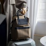 백팩 비즈니스 통근 컴퓨터 백팩 고급 나일론 경량 여행 유니섹스 패션 대학생 학교가방