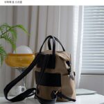 백팩 비즈니스 통근 컴퓨터 백팩 고급 나일론 경량 여행 유니섹스 패션 대학생 학교가방 - 이미지 3