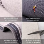 스웨덴산 라이트 럭셔리 도어매트 중국산 도어매트 홈 카펫 현관 거실 발 매트 먼지 방지 미끄럼 방지 매트 - 이미지 4