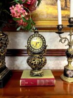 미국식 절묘한 복고풍 시계 유럽식 빌라 서재 프랑스식 거실 벽난로 현관 데스크탑 고급 고급 장식품