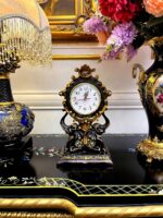 미국식 절묘한 복고풍 시계 유럽식 와인 캐비닛 고급 장식품 빌라 럭셔리 프랑스 거실 벽난로 현관 테이블