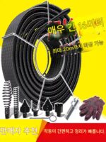 전기 파이프 준설 가정용 준설 하수구 특수 도구 유물 주방 화장실 바닥 배수구 화장실 스프링 - 이미지 2