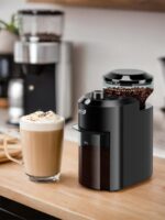 Wancle 커피콩 분쇄기 분쇄기 가정용 및 상업용 전자동 이탈리아 전기 분쇄기 다기능