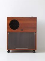 PurrKnave 앤틱 고양이 화장실 2중 상단 입구 고양이 모래 캐비닛 탈취 및 모래 방지 대형 고양이 모래 상자 - 이미지 3