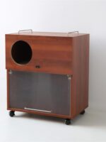 PurrKnave 앤틱 고양이 화장실 2중 상단 입구 고양이 모래 캐비닛 탈취 및 모래 방지 대형 고양이 모래 상자 - 이미지 4