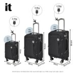 옥스포드 천 소프트 박스 어머니 트롤리 가방 범용 휠 18 인치 탑승 비밀번호 상자 긁힘 방지 내마모성 무소음 - 이미지 4