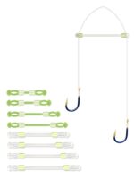 서브라인 스플리터 실리콘 스플리터 더블훅 고정거리 스페이스빈 엉킴방지 분리기 엉킴방지 낚시 소형 악세사리 - 이미지 5