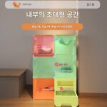 고양이 케이지 가정용 실내 고양이 변기 상자 화장실 통합 대형 공간 둥지 작은 아파트 공간을 차지하지 않는 고양이 빌라 매트 장식품 - 이미지 2