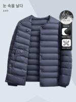 Snowfly 2025 남성용 다운 재킷 라이너 - 가볍고 따뜻한 아우터웨어, 긴팔, 안팎으로 착용 가능, 가을과 겨울에 활용도 높은 이너 티셔츠 - 이미지 2