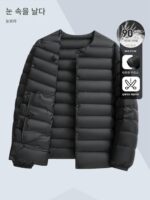 Snowfly 2025 남성용 다운 재킷 라이너 - 가볍고 따뜻한 아우터웨어, 긴팔, 안팎으로 착용 가능, 가을과 겨울에 활용도 높은 이너 티셔츠 - 이미지 4