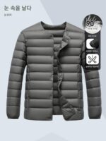 Snowfly 2025 남성용 다운 재킷 라이너 - 가볍고 따뜻한 아우터웨어, 긴팔, 안팎으로 착용 가능, 가을과 겨울에 활용도 높은 이너 티셔츠 - 이미지 5