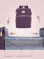 독일 백팩 엄마와 아기 가방 다기능 휴대용 외출 엄마 가방 야외 스포츠 레저 대용량 보관 가방 - 이미지 2