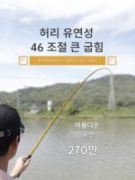 소형 낚싯대 세트 마이크로 미노우 핸드로드 숏섹션 스트림로드 3.6미터 붕어 나무 손잡이 소형 낚싯대 풀세트 - 이미지 4