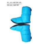 발 커버 바닥 따뜻한 신발 겨울 하이킹 캠핑 텐트 신발 눈 부츠 숙제 따뜻한 발 - 이미지 3