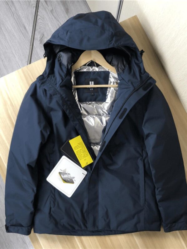비수기 클리어런스! 일본산 원단으로 제작된 남성 가을/겨울 방풍 방수 아웃도어 캐주얼 다운 재킷