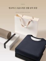 CaesarKiss 플리스 안감 두꺼워진 남성용 보온 속옷 세트, 가을/겨울, 보온 울과 멀베리 실크 소재 - 이미지 5