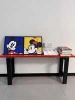 도파민 롱슈즈 교환대 베란다 아일랜드 식탁 의자 벤치 조명 고급 고급 홈 도어 침대 끝 벤치 침실 - 이미지 2