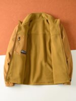 디지아 양면 소프트쉘 재킷 가을 겨울 남성용 스탠드업 칼라 합성 폴라 플리스 재킷 방수 두꺼워짐 재킷 - 이미지 5