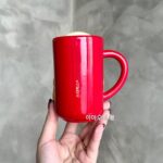 스타벅스 크리스마스 한정판 3D 진저브레드맨 모양 귀여운 지팡이 티 세라믹 머그 - 이미지 5