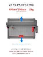 투명 아크릴, 원단, 가죽, 목재 및 PVC 조각용 휴대용 CO2 레이저 절단기 GOIOK P1 - 이미지 2