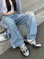 파리 신상 악어 아빠화 여성용 2025 봄 가을 두꺼운 바닥 높이 첼시 뾰족한 발가락 커플 캐주얼 스포츠 남성 - 이미지 3