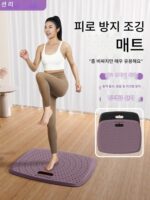 초두꺼운 조깅매트, 방음 및 충격 흡수, 현장 런닝매트, 실내 홈 요가매트, 스포츠 피트니스 아티팩트 - 이미지 2