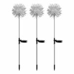 태양광 알루미늄 와이어 민들레 조명 야외 발광 정원 안뜰 조경 장식 조명 잔디밭 지면 조명 - 이미지 5