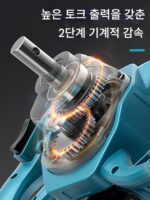 리튬 배터리 고출력 전기 접지 드릴 충전식 파기 기계 나무 심기 구멍 드릴링 기계 과수원 농업 심기 드릴링 파일 드라이버 - 이미지 3