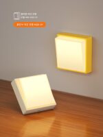 로커 스위치 야간 조명 충전 생일 선물 선물 아기 수유 가능 자석 침실 타이밍 침대 옆 벽등 - 이미지 2