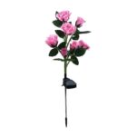 태양광 정원 조명 실외 방수 접지 플러그 정원 발코니 레이아웃 잔디 조명 조경 분위기 조명 장미 조명 - 이미지 5