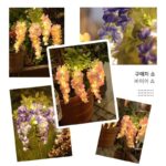 태양광 정원 조명 실외 방수 조경 정원 빌라 장식 접지 플러그 잔디 조명 시뮬레이션 등나무 랜턴 - 이미지 2