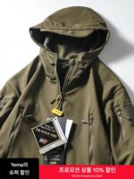 강력 추천합니다! 아웃도어 전술 소프트쉘 재킷! 해외 직수입 남성용 가을/겨울용 벨벳 방풍 방수 어썰트 재킷