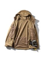 강력 추천합니다! 아웃도어 전술 소프트쉘 재킷! 해외 직수입 남성용 가을/겨울용 벨벳 방풍 방수 어썰트 재킷 - 이미지 5